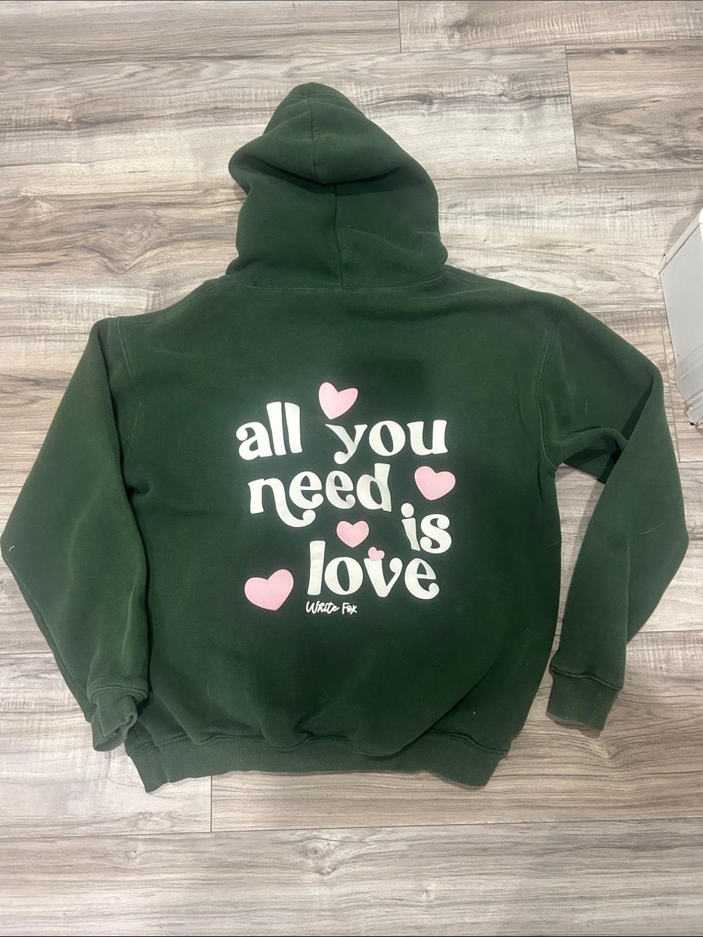 White Fox Boutique Dark Green Hoodie